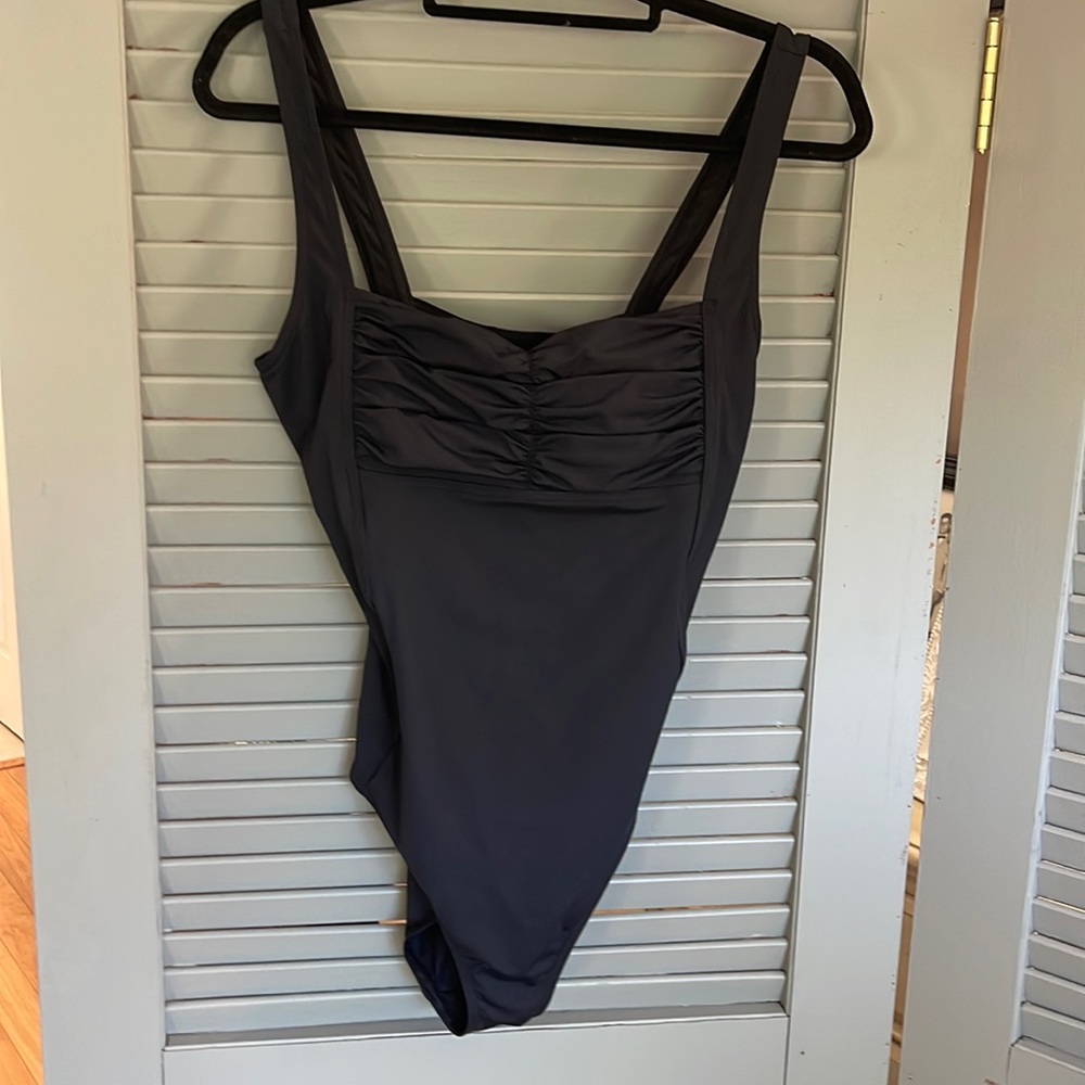CK 1-piece Black Swimsuit